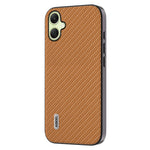 ABEEL til Samsung Galaxy A05 4G Telefoncover Kulfibertekstur Læderbelagt PC+TPU Telefoncover