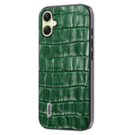 ABEEL For Samsung Galaxy A05 4G Case Genuine Cow Leather Coated Back Phone Cover