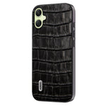 ABEEL For Samsung Galaxy A05 4G Case Genuine Cow Leather Coated Back Phone Cover