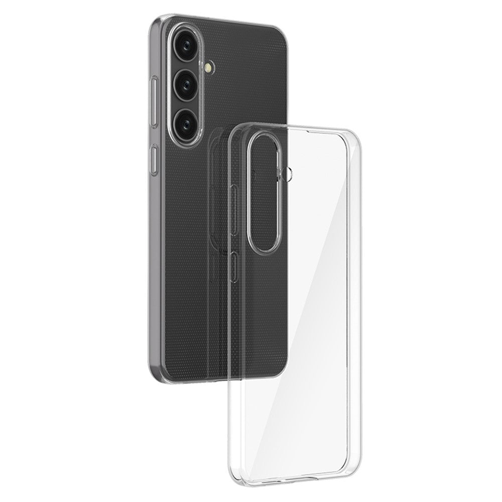 Samsung Galaxy S24+ Vattenstämpelfritt TPU-skal Transparent Glansigt mobilfodral