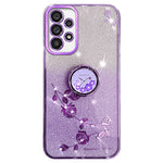 KADEM til Samsung Galaxy A52 4G / A52 5G / A52s 5G TPU Cover Glitter Stander Telefon Cover