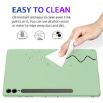 Til Samsung Galaxy Tab S9+ cover – ridsefast flydende silikonecover