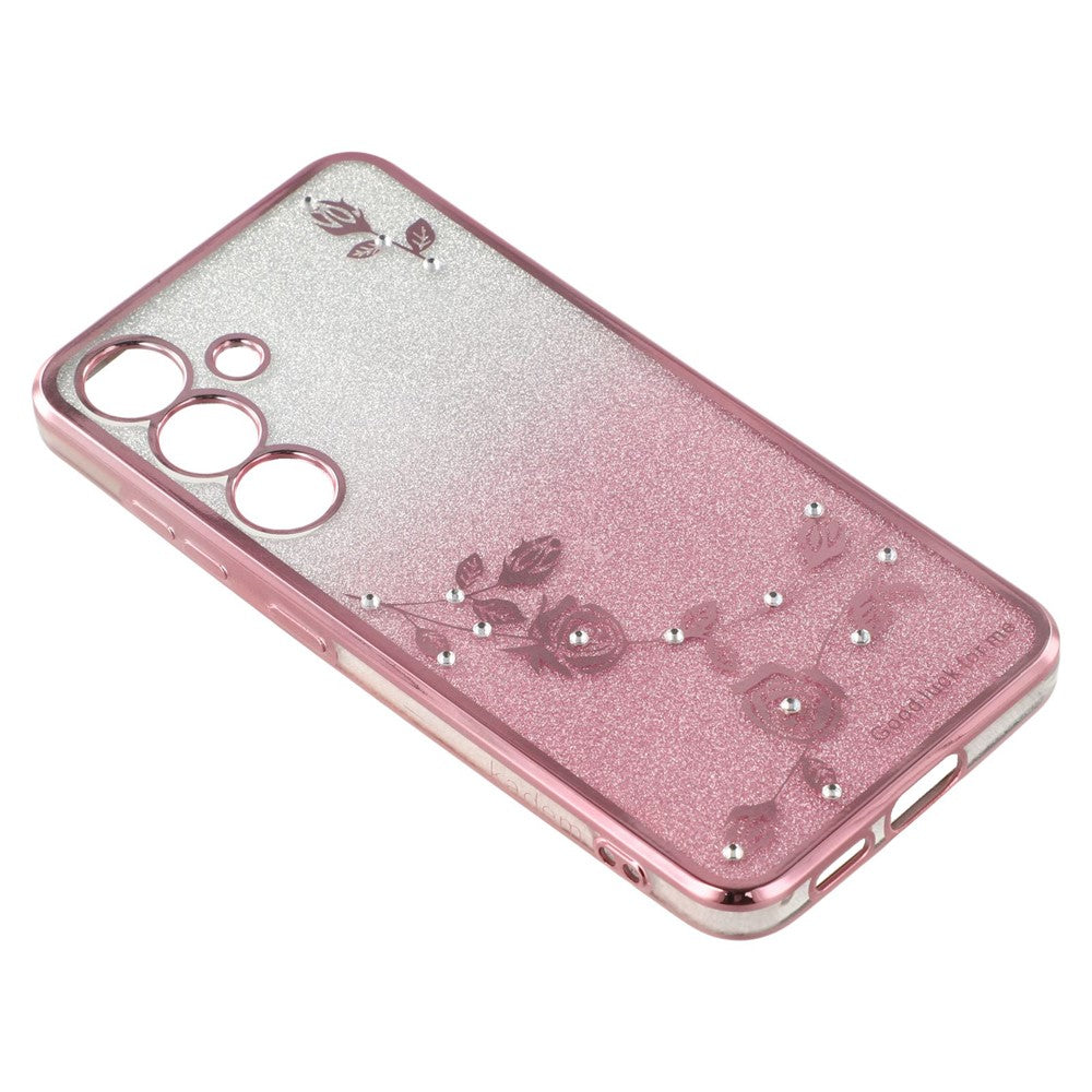 KADEM For Samsung Galaxy S23 FE Case Rhinestone Decor Glitter Phone Cover