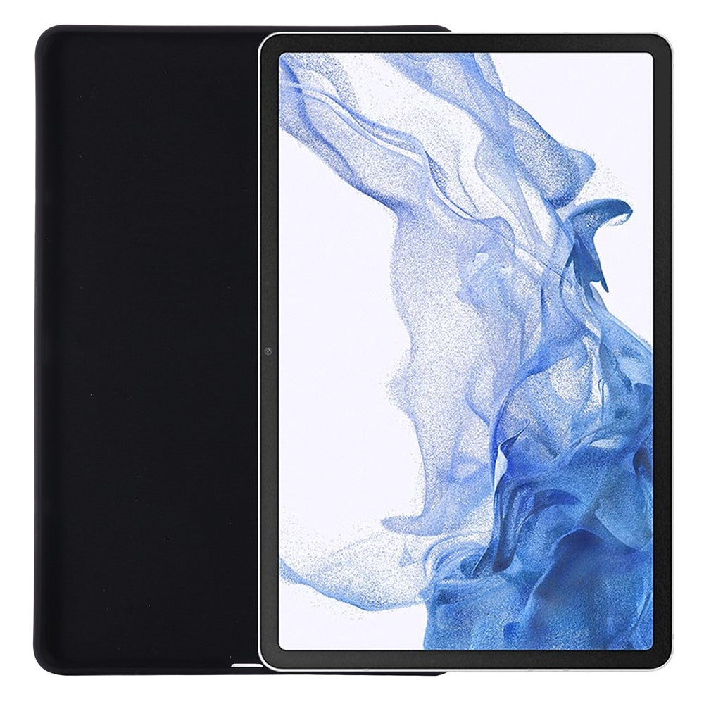 Til Samsung Galaxy Tab S9 Ultra Flydende Silikone Cover Mikrofiberforing Tablet Cover
