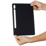 Til Samsung Galaxy Tab S9 Ultra Flydende Silikone Cover Mikrofiberforing Tablet Cover