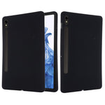 Til Samsung Galaxy Tab S10 Lite / S10 FE / S9 FE / S9 Cover Flydende Silikone Cover med Mikrofiberfor
