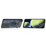 For OnePlus Nord CE 3 Lite 5G / N30 5G Cover Slide Lens Lid PC+TPU Kickstand Telefoncover