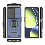 For OnePlus Nord CE 3 Lite 5G / N30 5G Cover Slide Lens Lid PC+TPU Kickstand Telefoncover