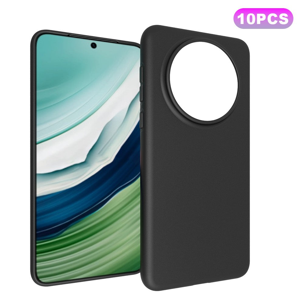 10Pcs  /  Pack for Huawei Mate 60 Anti-Fingerprint Phone Case Matte TPU Phone Shell