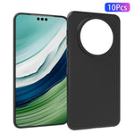 10Pcs / Pack for Huawei Mate 60 Pro TPU Case Dual-sided Matte Anti-scratch Cover