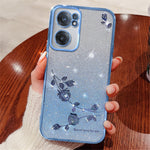 KADEM For OnePlus Nord CE 2 5G Case Anti-Scratch Phone Shell Flower Decor Phone Cover