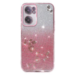 KADEM För OnePlus Nord CE 2 5G Skal Strass TPU Mobilmobil Gradient Fodral med Rem
