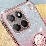KADEM For Honor X6a 4G Etui Ringholder TPU Telefoncover Kickstand Telefonbeskyttelse