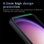 For Samsung Galaxy S23 FE Case PC+TPU Anti-fall Matte Phone Cover