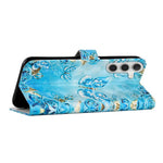 For Samsung Galaxy S23 FE Case 3D Pattern Leather Flip Phone Cover