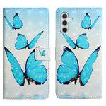 For Samsung Galaxy S23 FE Case 3D Pattern Leather Flip Phone Cover