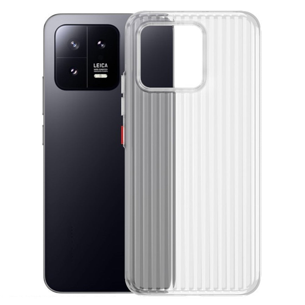 Xiaomi 13 Pro 5G-skal, korrugerad textur, hårt PC-mobilskal