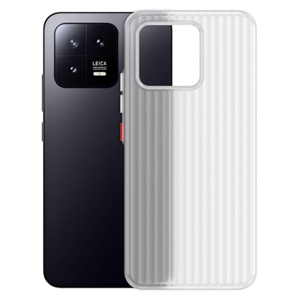 Xiaomi 13 Pro 5G-skal, korrugerad textur, hårt PC-mobilskal