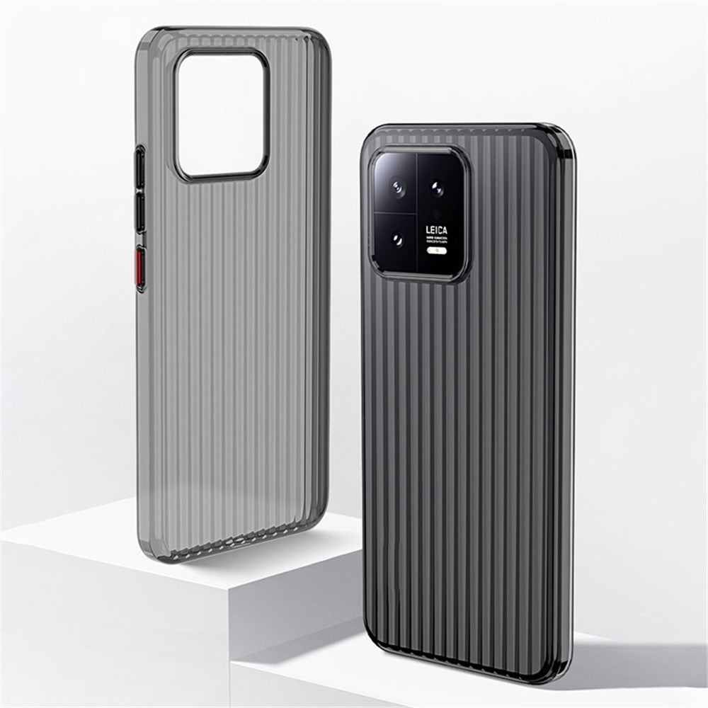 Xiaomi 13-skal, korrugerat textur, fallsäkert hårt PC-mobilskal