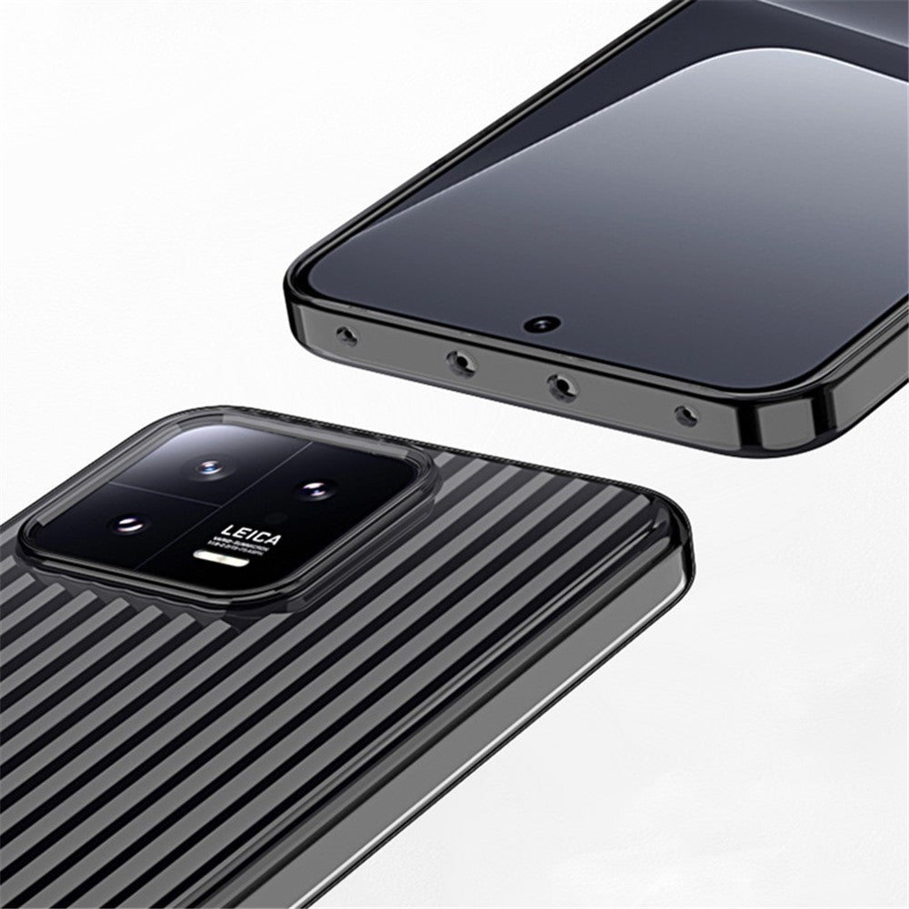 Xiaomi 13-skal, korrugerat textur, fallsäkert hårt PC-mobilskal