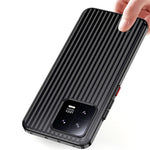 Xiaomi 13-skal, korrugerat textur, fallsäkert hårt PC-mobilskal