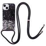 AW Series for iPhone 15 Case Sparkle Epoxy TPU Phone Cover with Lanyard