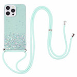 AW Series for iPhone 15 Pro Slim-Fit Phone Shell Epoxy Flexible TPU Case with Lanyard