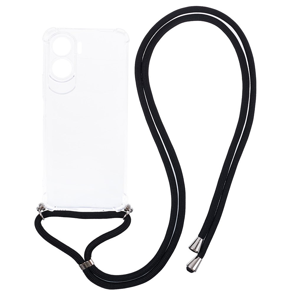 For Honor X50i 5G / 90 Lite 5G telefoncover præcist udskåret TPU-telefoncover med snor
