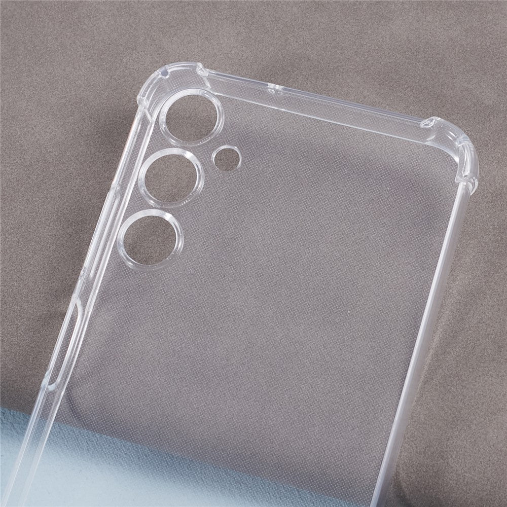 For Samsung Galaxy A05s 4G Clear Case Anti-scratch Phone TPU Cover with Lanyard