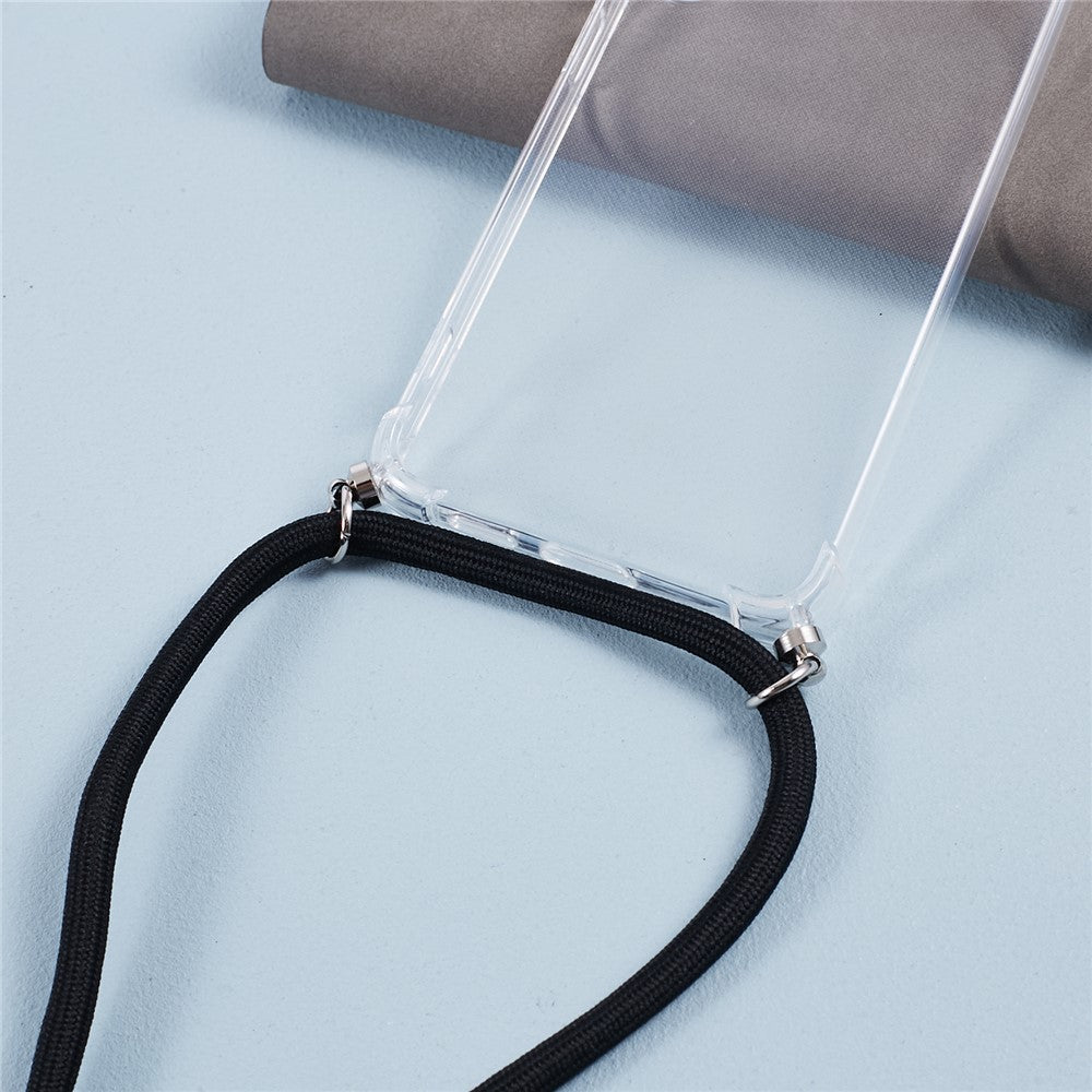 For Samsung Galaxy S24 Case Precise Cutout Transparent Phone Cover with Lanyard