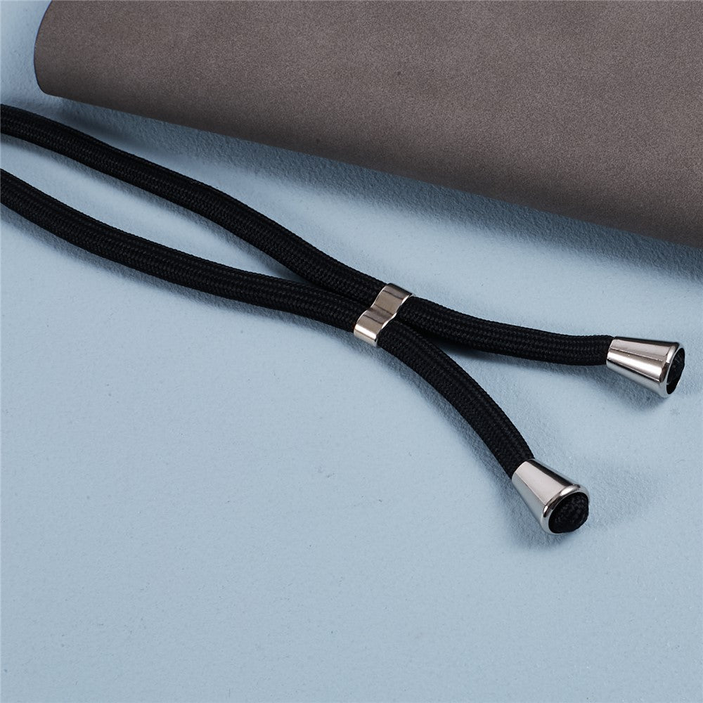 For Oppo A58 4G Case Precise Cutout Soft TPU Clear Phone Cover with Lanyard