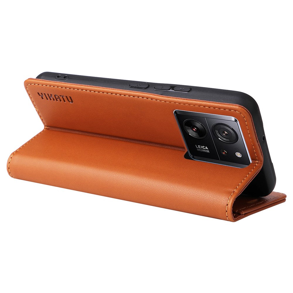 YIKATU YK-001 För Xiaomi 13T / 13T Pro / Redmi K60 Ultra Plånboksfodral Läderfodral för mobil