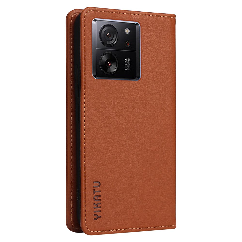 YIKATU YK-001 För Xiaomi 13T / 13T Pro / Redmi K60 Ultra Plånboksfodral Läderfodral för mobil