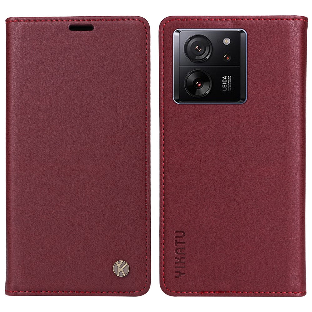 YIKATU YK-001 För Xiaomi 13T / 13T Pro / Redmi K60 Ultra Plånboksfodral Läderfodral för mobil