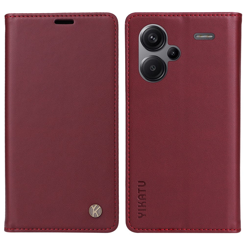 YIKATU YK-001 För Xiaomi Redmi Note 13 Pro+ 5G Skal Magnetiskt Läderfodral mobilskydd