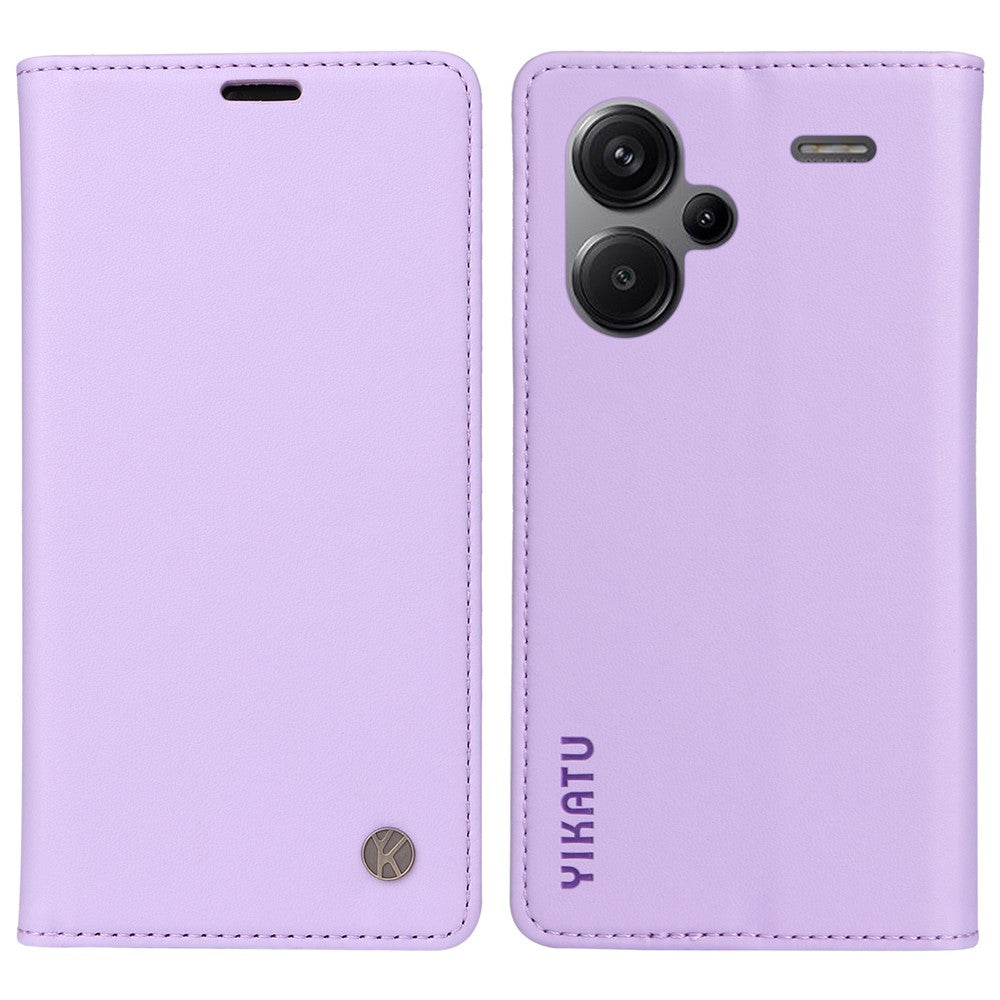 YIKATU YK-001 For Xiaomi Redmi Note 13 Pro+ 5G Case Magnetic Closing Leather Phone Cover