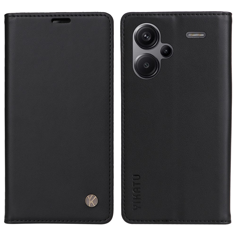 YIKATU YK-001 For Xiaomi Redmi Note 13 Pro+ 5G Case Magnetic Closing Leather Phone Cover