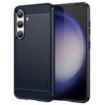 MOFI JK TPU Series-1 För Samsung Galaxy S24 Slim-Fit Skal Med Kolfiberstruktur TPU Mobilskal
