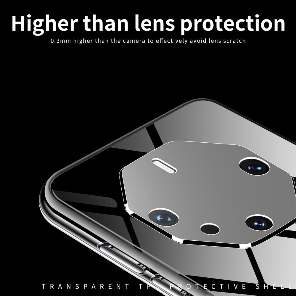 MOFI För Huawei Mate 60 RS Ultimate Skal HD Transparent mobilskal TPU mobilskal