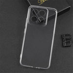Xiaomi 14-skal TPU-mobilskydd HD Clear Cell Phone Shell (Exakt bakre linsutskärning)