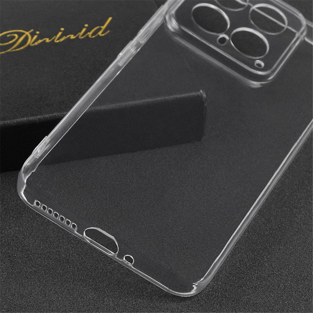 Xiaomi 14-skal TPU-mobilskydd HD Clear Cell Phone Shell (Exakt bakre linsutskärning)
