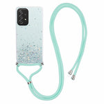 AW-serien til Samsung Galaxy A52 4G / A52s 5G / A52 5G, glitter-epoxy-TPU-mobilskal med snor