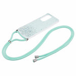 AW Series For Samsung Galaxy A52 4G / A52s 5G / A52 5G Case Sparkle Epoxy TPU Phone Cover with Lanyard