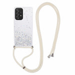 AW-serien til Samsung Galaxy A52 4G / A52s 5G / A52 5G, glitter-epoxy-TPU-mobilskal med snor