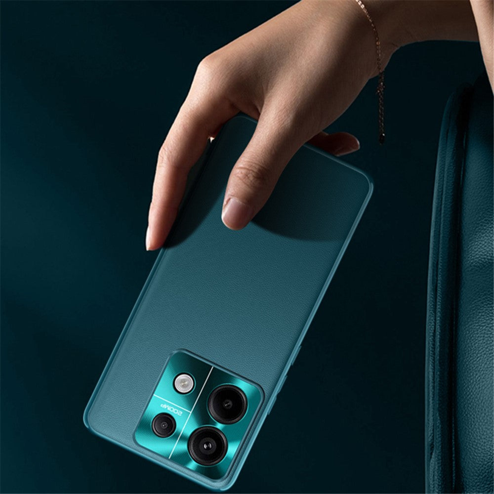 Xiaomi Redmi Note 13 Pro+ 5G-skal PU-läder+TPU+PC fallskyddande mobilskal
