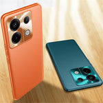 Xiaomi Redmi Note 13 Pro+ 5G-skal PU-läder+TPU+PC fallskyddande mobilskal