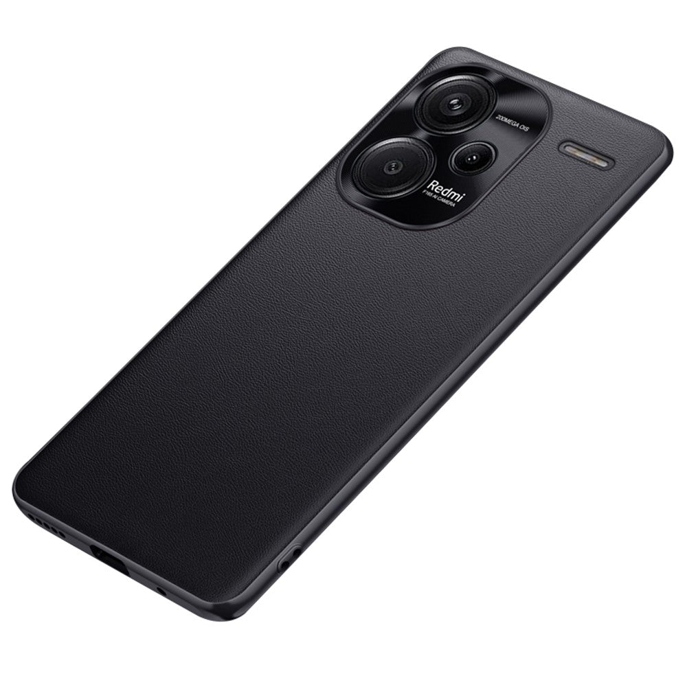 Xiaomi Redmi Note 13 Pro+ 5G-skal PU-läder+TPU+PC fallskyddande mobilskal