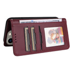 For iPhone 13 Pro Max Magnetic Case BETOPNICE Detachable PU Leather Phone Cover with Strap