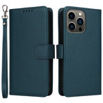 For iPhone 13 Pro Max Magnetic Case BETOPNICE Detachable PU Leather Phone Cover with Strap