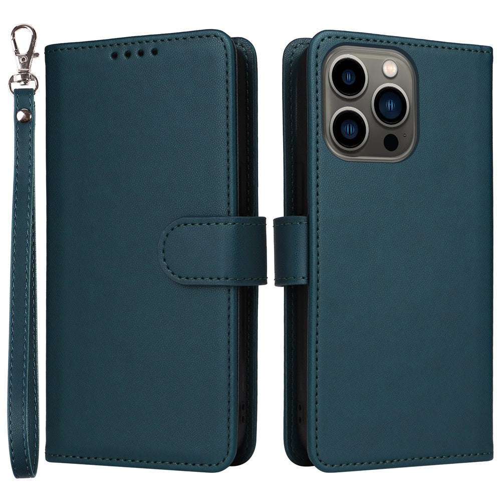 For iPhone 13 Pro Max Magnetic Case BETOPNICE Detachable PU Leather Phone Cover with Strap
